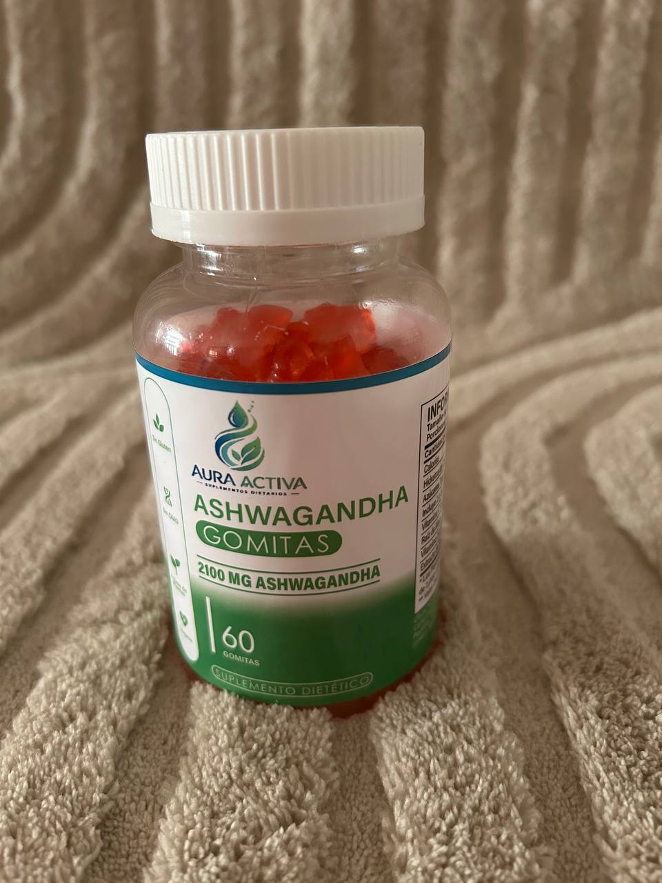 🌿 Gomitas de Ashwagandha (Sabor Arándano)