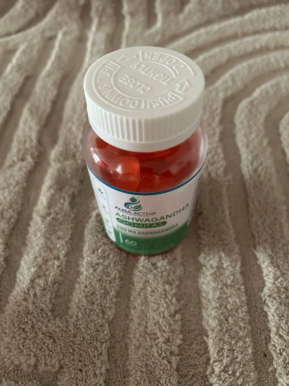 🌿 Gomitas de Ashwagandha (Sabor Arándano)